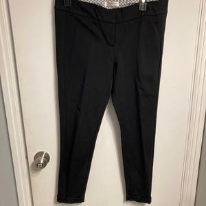 Black Cropped Dress Pants